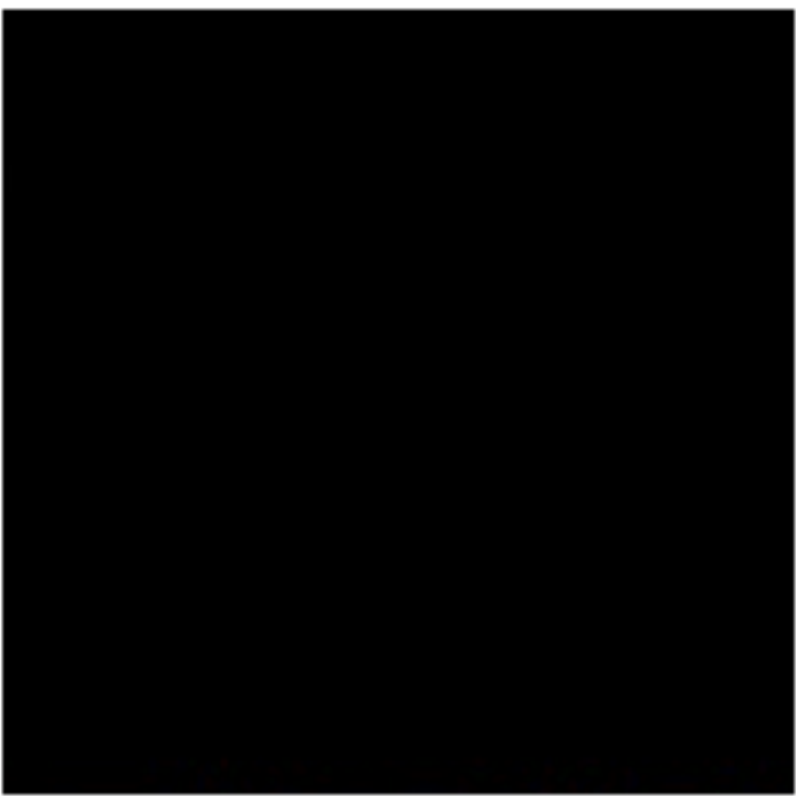 Reflectivity recovered by the network trained on the Poisson simulator: almost entirely black, with no recoverable scene.